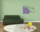 Beautiful Flowers Cabinet Decor Vinyl Wall Art Decal